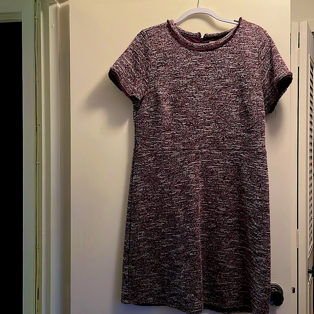 Tweed style fall dress